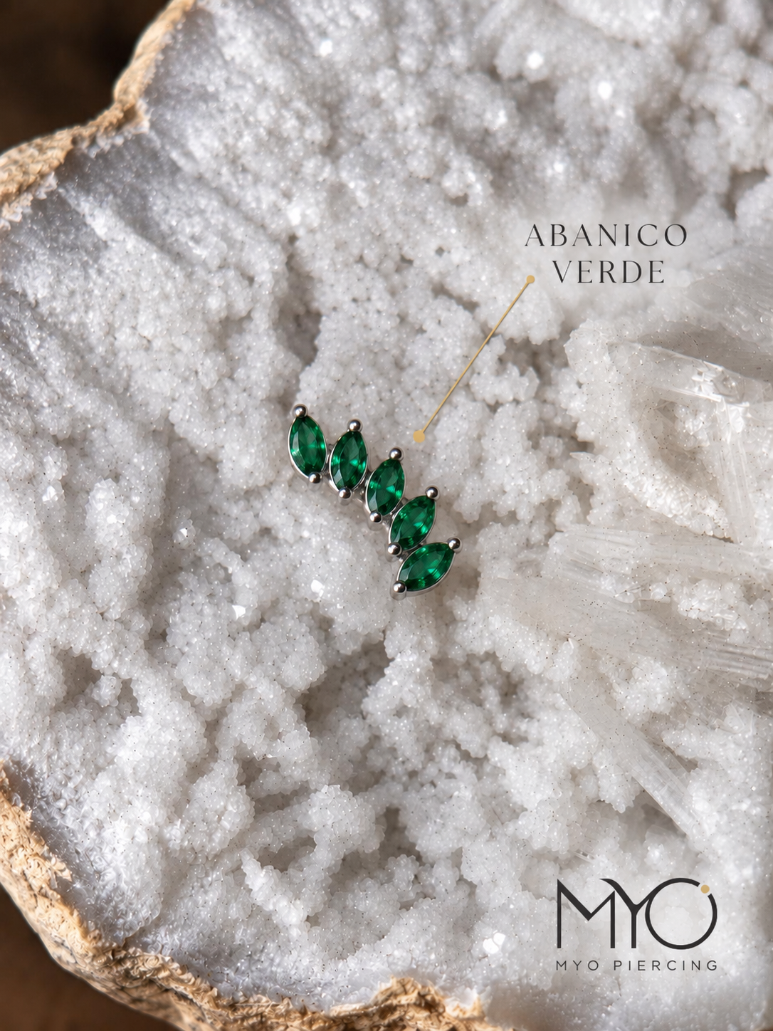 Abanico verde · MYO Piercing, Torrevieja