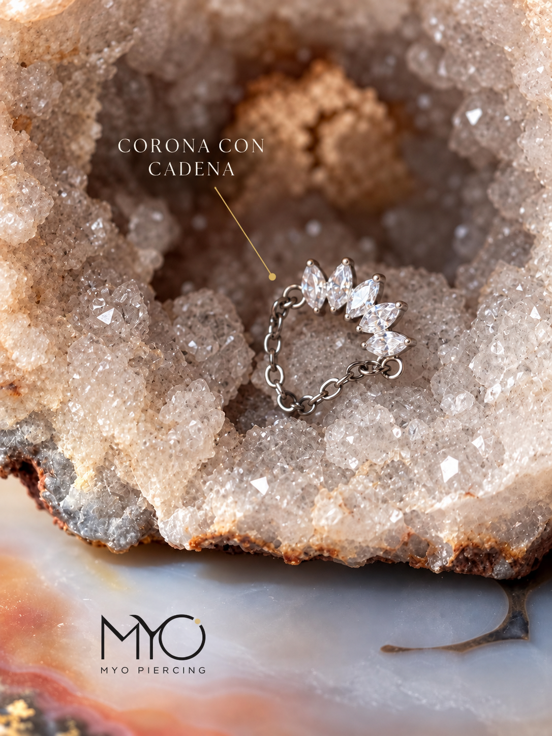 Corona con cadena · MYO Piercing, Torrevieja