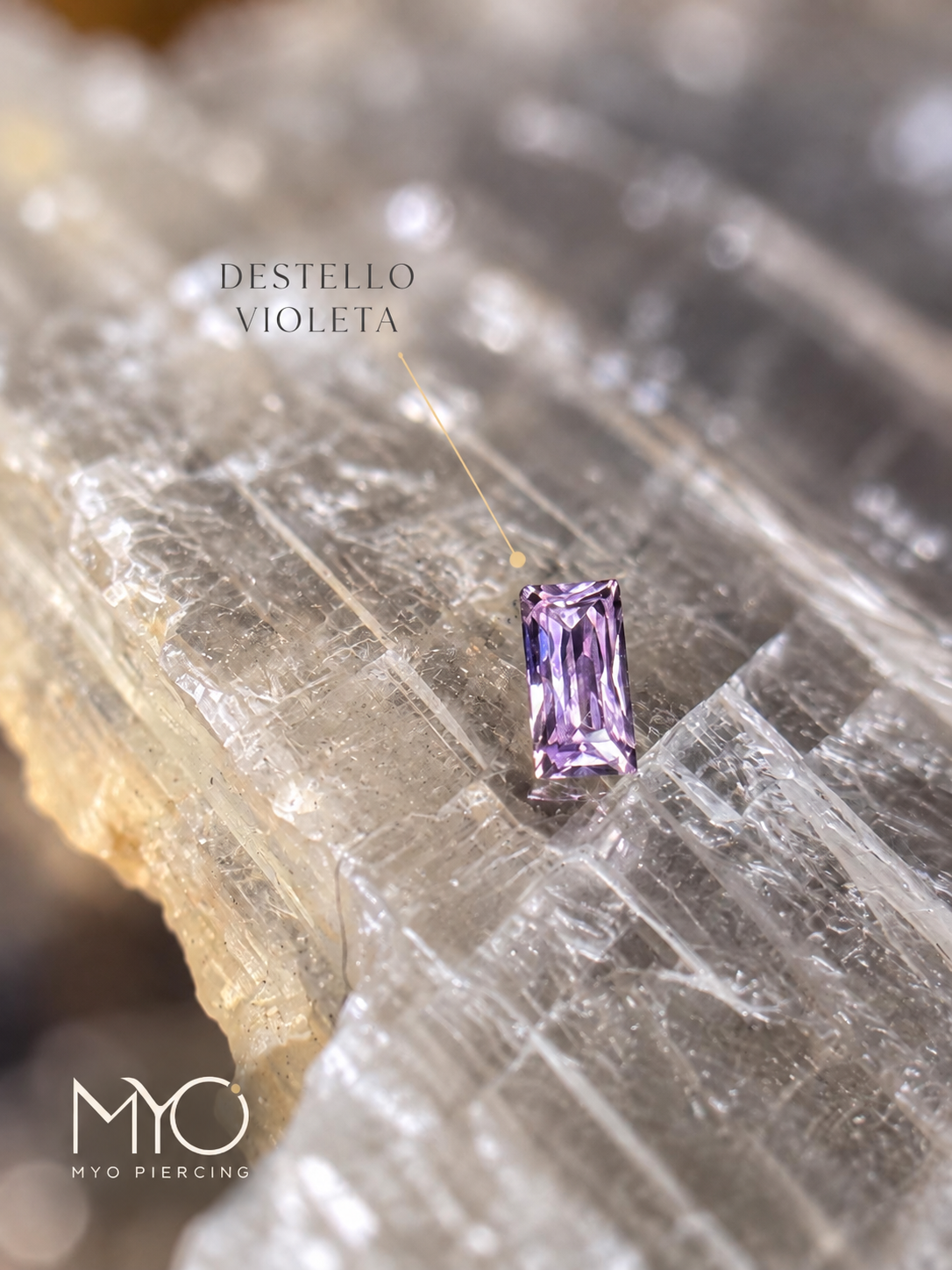 Destello violeta · MYO Piercing, Torrevieja
