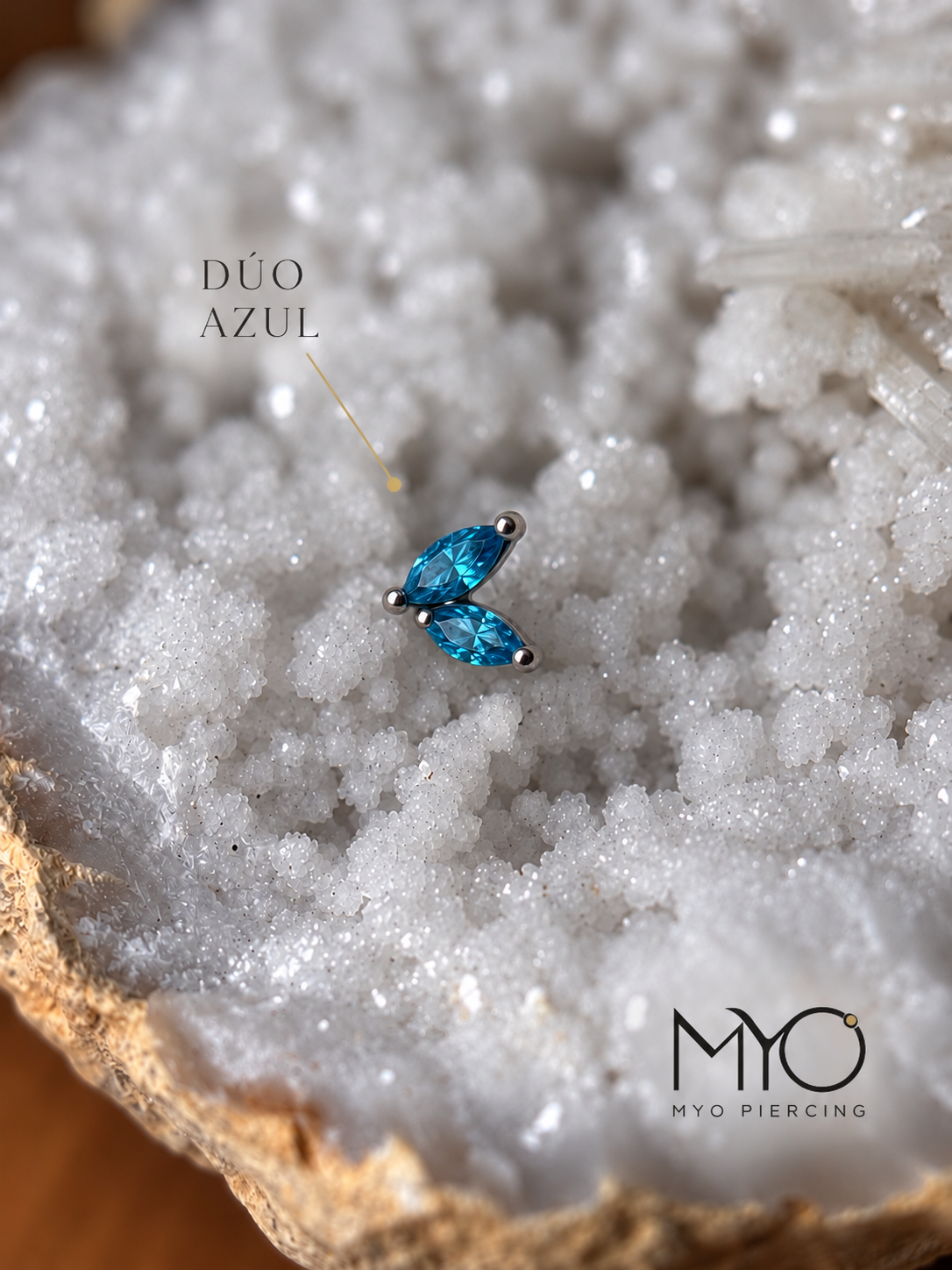 Dúo azul · MYO Piercing, Torrevieja